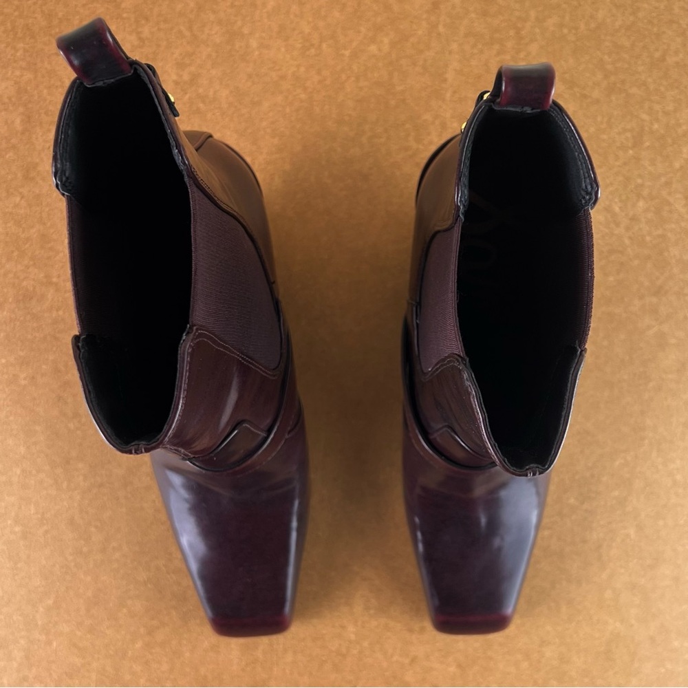 NEW SAM EDELMAN BUCKLE WESTERN BOOTIES - Picture 11 of 12